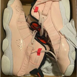 SOLD-Pink Jordans womens 6